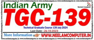 Read more about the article Indian Army TGC 139 Recruitment 2023