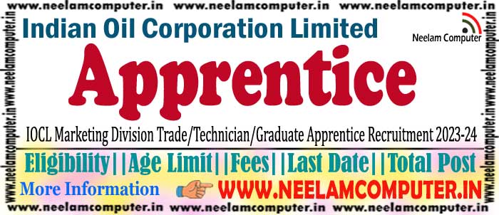 You are currently viewing IOCL Apprentice Recruitment 2023-24