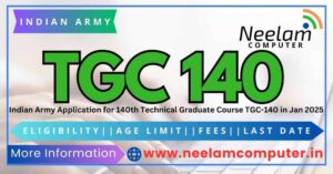 Read more about the article Indian Army TGC 140 Exam Last Date 09/05/2024