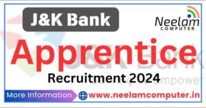 Read more about the article JK Bank Recruitment 2024 for Apprentice Posts Last Date 28/05/2024