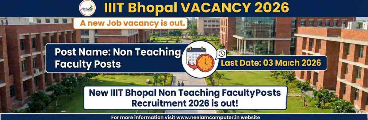 You are currently viewing IIIT Bhopal Recruitment 2026