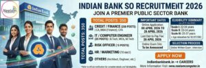 Read more about the article Indian Bank SO Recruitment 2026