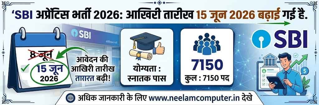 You are currently viewing SBI Apprentice Recruitment 2026